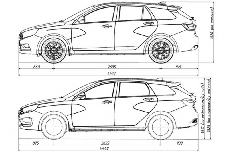 Lada Vesta FL прошла сертификацию: габариты чуть подросли, двигатели прежние