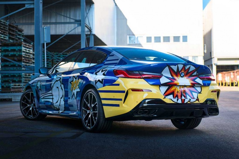 Разрисованный BMW 8 Gran Coupe X Jeff Koons обойдется в нескромные 27 млн рублей