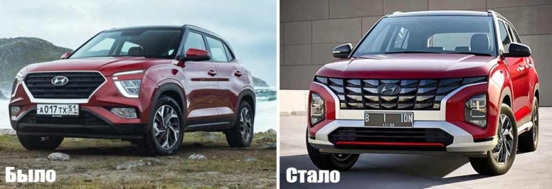 Внеплановый рестайлинг: Hyundai Creta II получил передок в стиле Tucson 3 Внеплановый рестайлинг: Hyundai Creta II получил передок в стиле Tucson