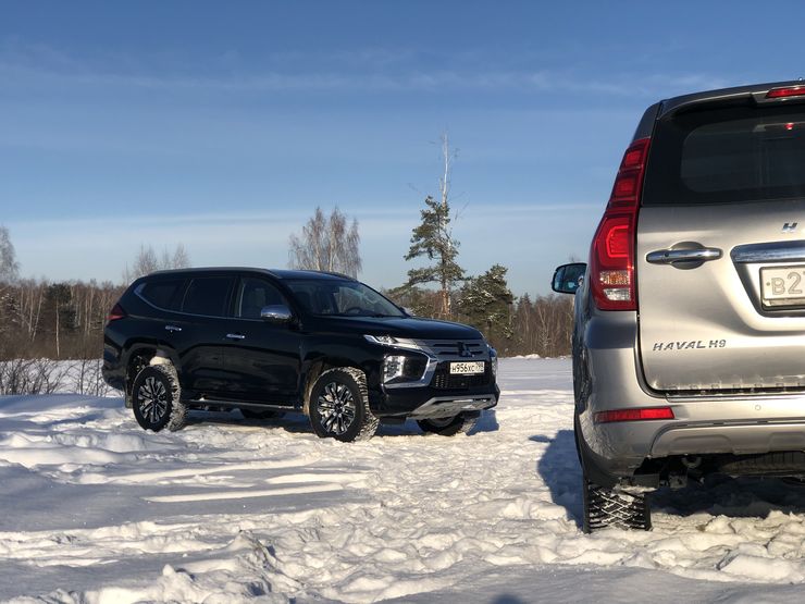 У кого рама толще: сравнительный тест-драйв Mitsubishi Pajero Sport и Haval H9