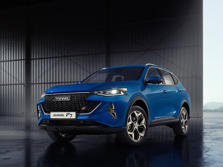 В салоне российских Haval F7 появится большой «телевизор»