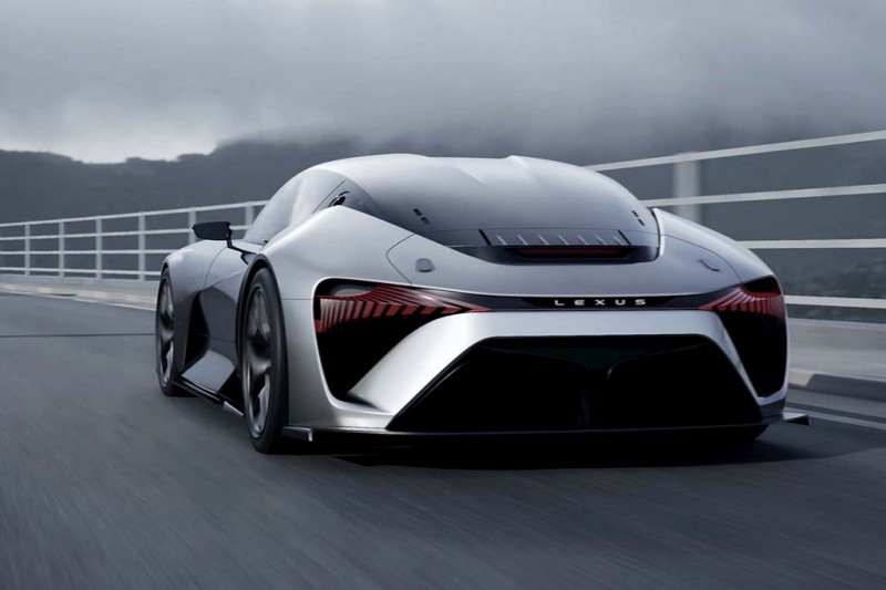 Японцы показали как может выглядеть электрический преемник модели Lexus LFA