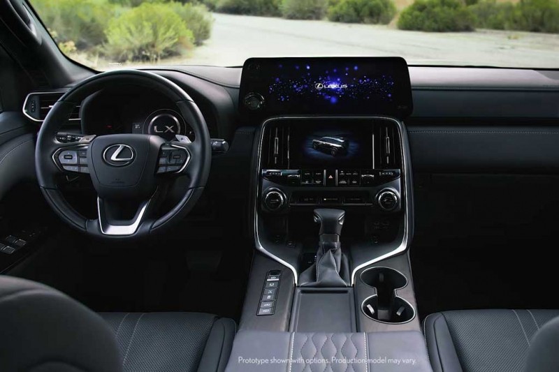 Японцы презентовали внедорожник Lexus LX 2022 нового поколения