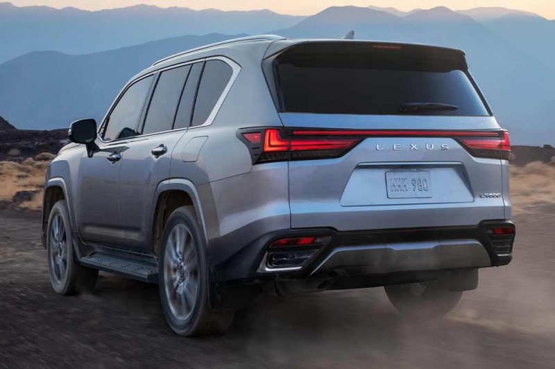 Японцы презентовали внедорожник Lexus LX 2022 нового поколения