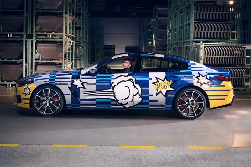 Разрисованный BMW 8 Gran Coupe X Jeff Koons обойдется в нескромные 27 млн рублей