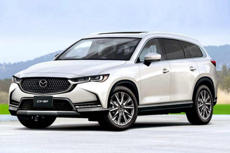 На 2023 год японцы готовят новый семиместный кроссовер Mazda CX-80 1 На 2023 год японцы готовят новый семиместный кроссовер Mazda CX-80