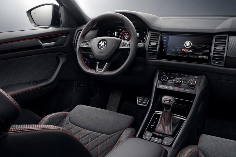 Skoda Kodiaq RS: кроссовер с заводным характером