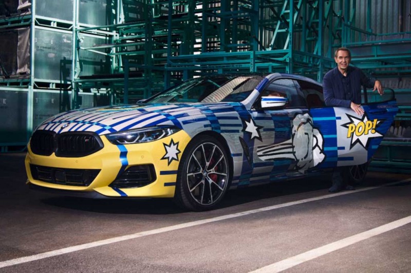 Разрисованный BMW 8 Gran Coupe X Jeff Koons обойдется в нескромные 27 млн рублей