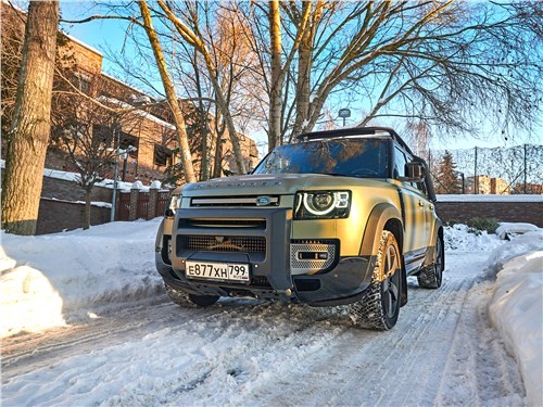 Тест-драйв Land Rover Defender 110 (поколение III) - Особенности преемственности британских аристократов