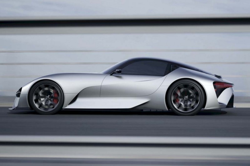 Японцы показали как может выглядеть электрический преемник модели Lexus LFA