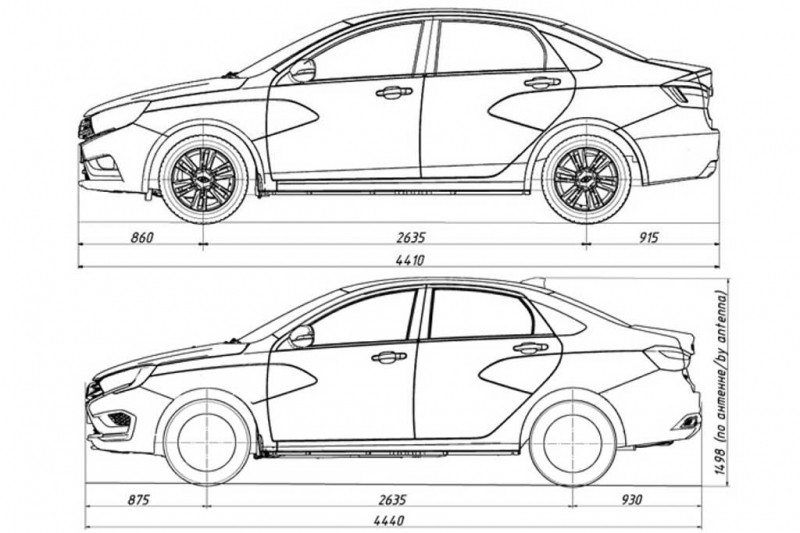 Lada Vesta FL прошла сертификацию: габариты чуть подросли, двигатели прежние