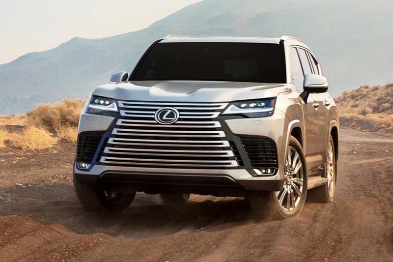 Японцы презентовали внедорожник Lexus LX 2022 нового поколения