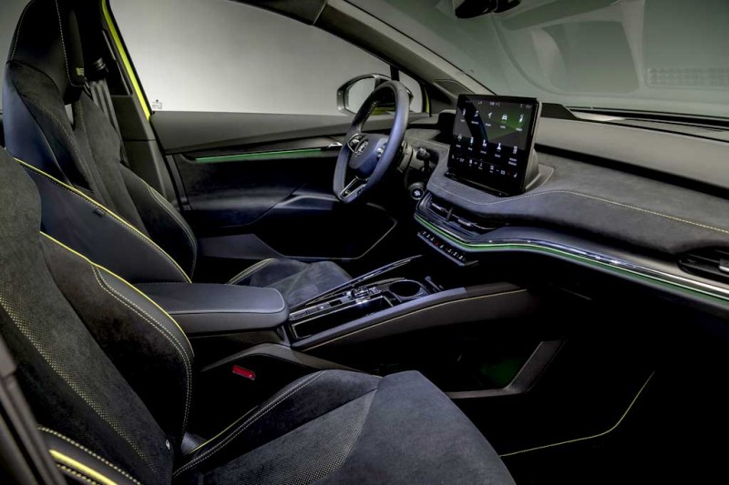 Чехи рассекретили купеобразный электрический кроссовер Skoda Enyaq Coupe iV