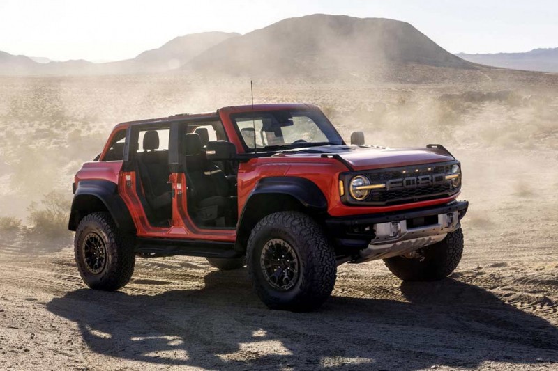 Внедорожник Ford Bronco обзавелся экстремальной модификацией Raptor