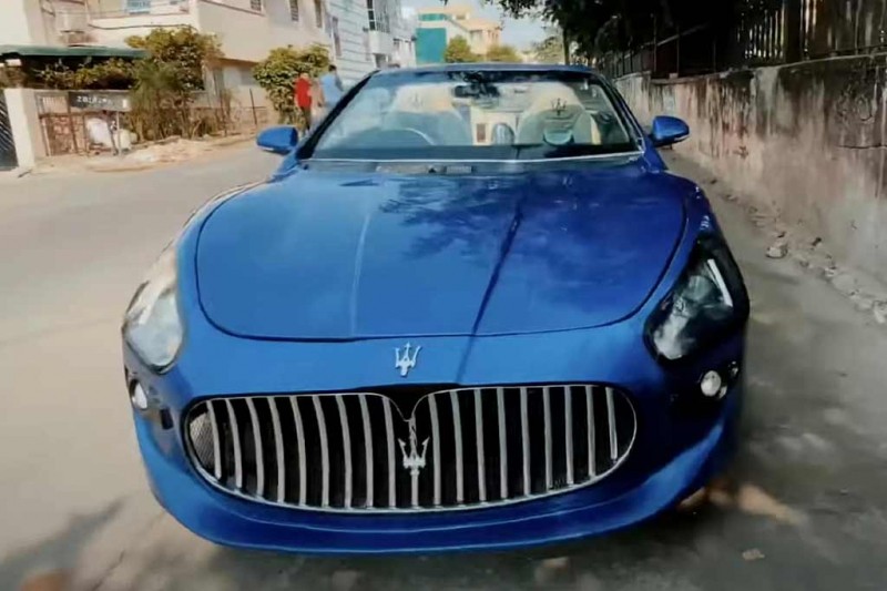 Несуразная копия Maserati GranCabrio на деле оказалась японским седаном