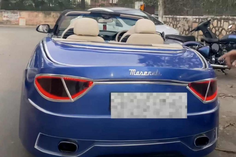 Несуразная копия Maserati GranCabrio на деле оказалась японским седаном
