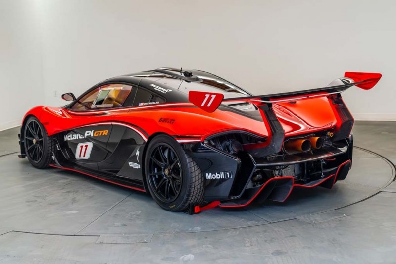 Ценник за трековый McLaren P1 GTR на аукционе растет не слишком активно