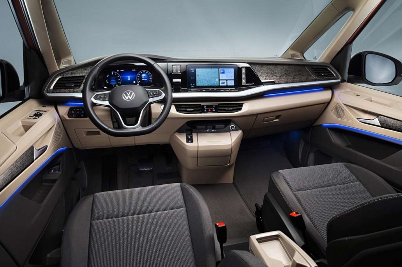 Volkswagen Multivan T7 с дизельным движком может проехать на баке свыше 1 000 км