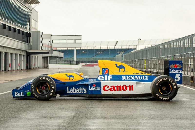 Легендарный формульный болид Williams FW14 Найджела Мэнселла выставят на аукцион