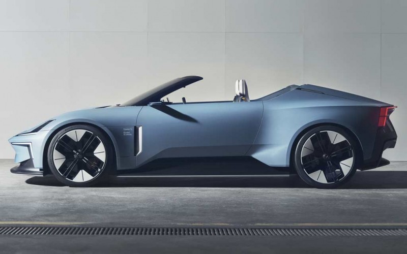Концептуальный Polestar O2 удивил стеклянной крышей и наличием квадрокоптера