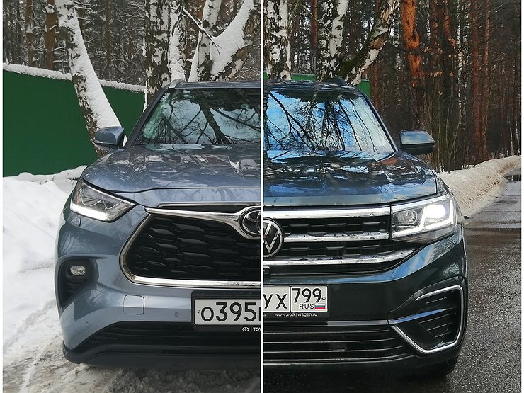 «Американский» десант: сравнительный тест-драйв Toyota Highlander и Volkswagen Teramont