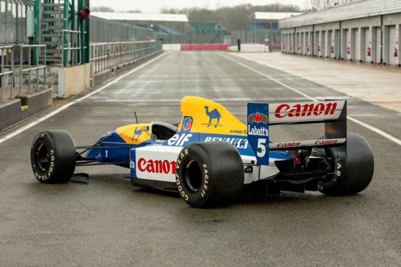 Легендарный формульный болид Williams FW14 Найджела Мэнселла выставят на аукцион