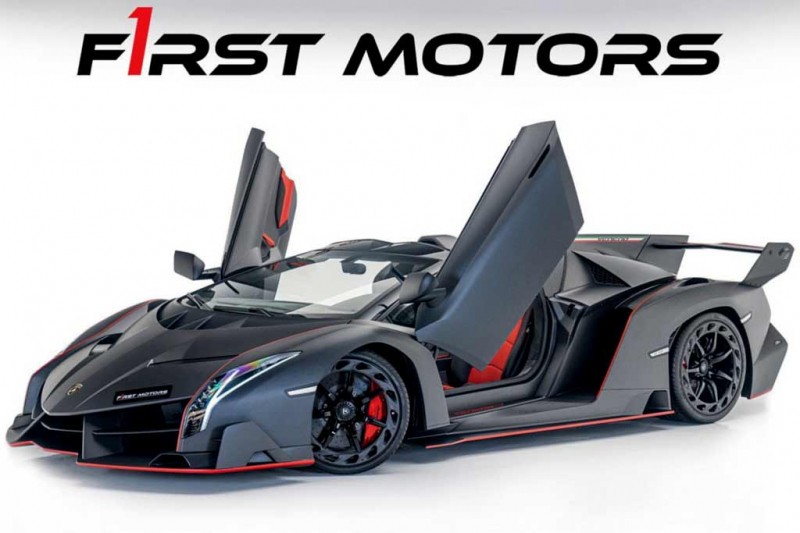 Единственный родстер Lamborghini Veneno в карбоновом кузове продают в Дубае