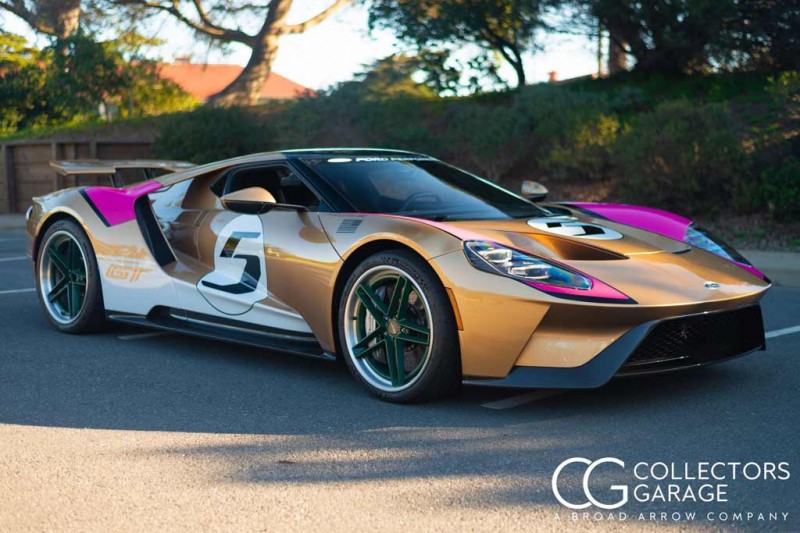 Пестрый Ford GT 2020 с минимальным пробегом продают дороже 130 млн рублей