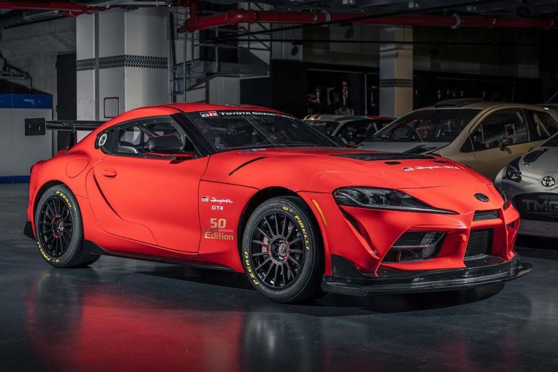 Спецверсию &laquo;50 Edition&raquo; для гоночной Toyota GR Supra GT4 выпустят в количество 6 штук