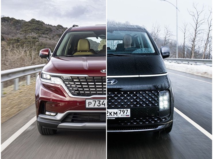 Берем количеством: сравнительный тест-драйв Kia Carnival и Hyundai Staria