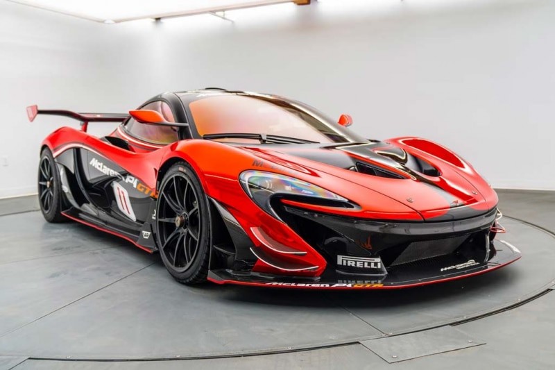 Ценник за трековый McLaren P1 GTR на аукционе растет не слишком активно