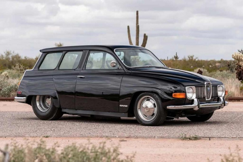На торги выставлен доработанный универсал Saab 95 1971 года с мотором V8 2 На торги выставлен доработанный универсал Saab 95 1971 года с мотором V8