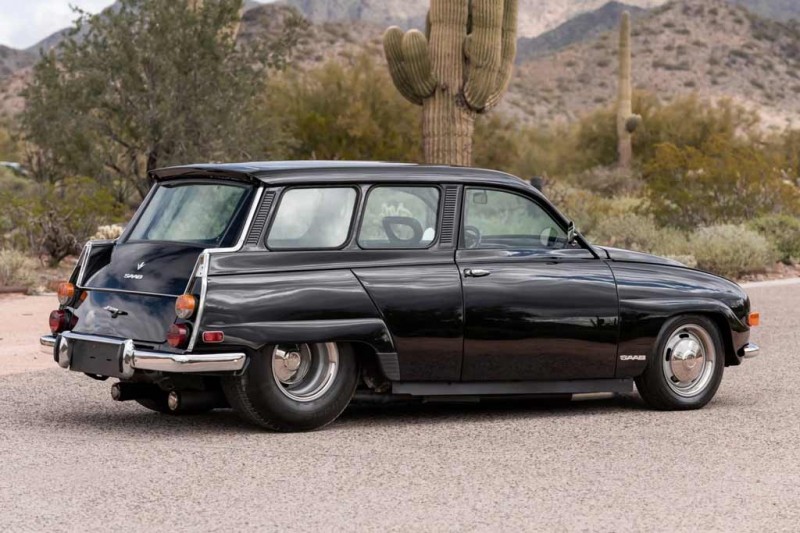 На торги выставлен доработанный универсал Saab 95 1971 года с мотором V8 4 На торги выставлен доработанный универсал Saab 95 1971 года с мотором V8