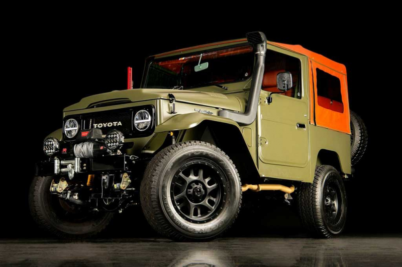 Эффектный рестомод Toyota Land Cruiser FJ40 продают на eBay почти за 10 млн рублей