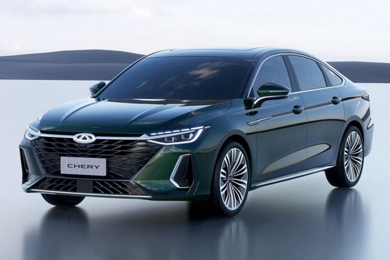 Рассекречен флагманский седан Chery Arrizo 8: конкурент моделям KIA K5 и Toyota Camry