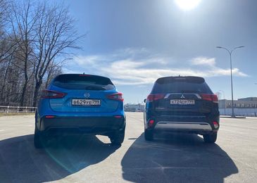 Без срока давности: сравнительный тест-драйв Mitsubishi Outlander и Nissan Qashqai 3 Без срока давности: сравнительный тест-драйв Mitsubishi Outlander и Nissan Qashqai