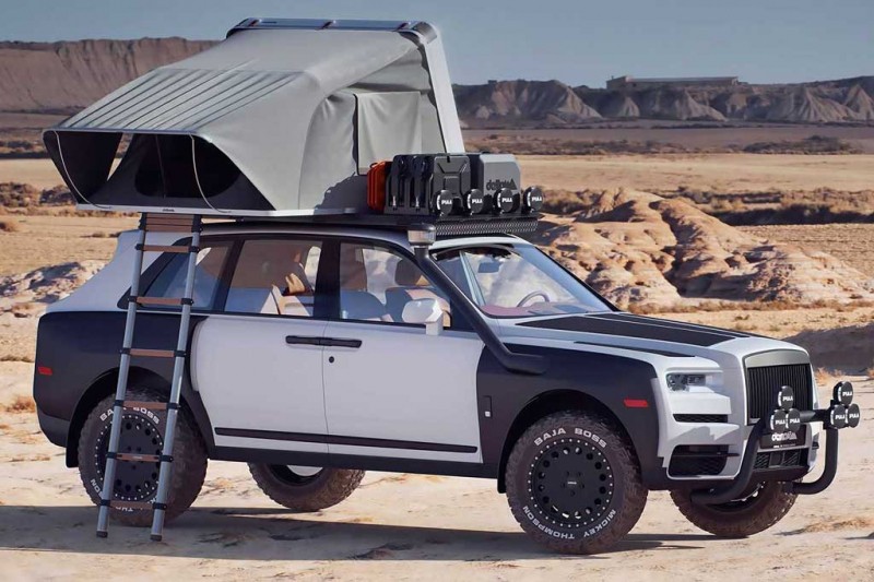 По заказу клиента тюнеры подготовили Rolls-Royce Cullinan к экстремальному бездорожью