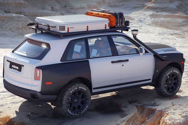 По заказу клиента тюнеры подготовили Rolls-Royce Cullinan к экстремальному бездорожью