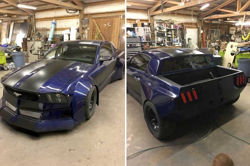 Маслкар Ford Mustang превратили в пикап и теперь продают за 840 000 рублей