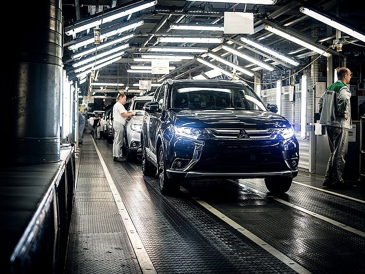 Mitsubishi остановила производство автомобилей в России