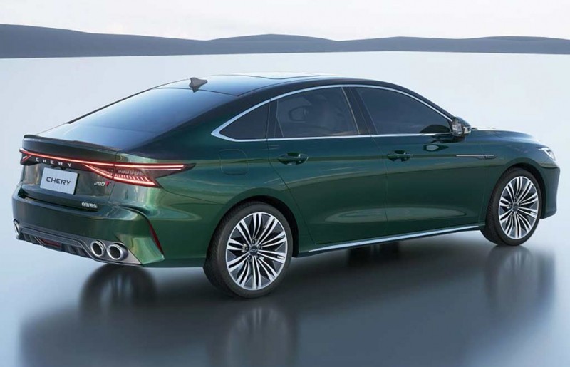 Рассекречен флагманский седан Chery Arrizo 8: конкурент моделям KIA K5 и Toyota Camry