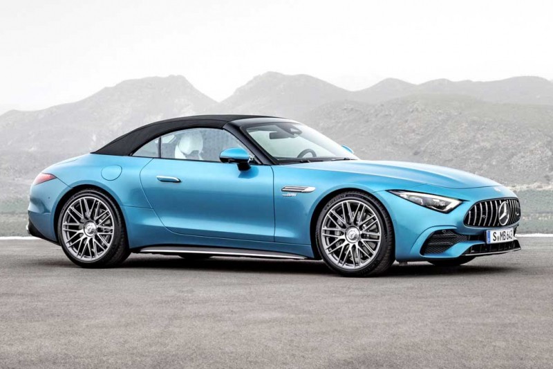 Немцы презентовали базовый родстер Mercedes-AMG SL43 с четырехцилиндровым турбомотором