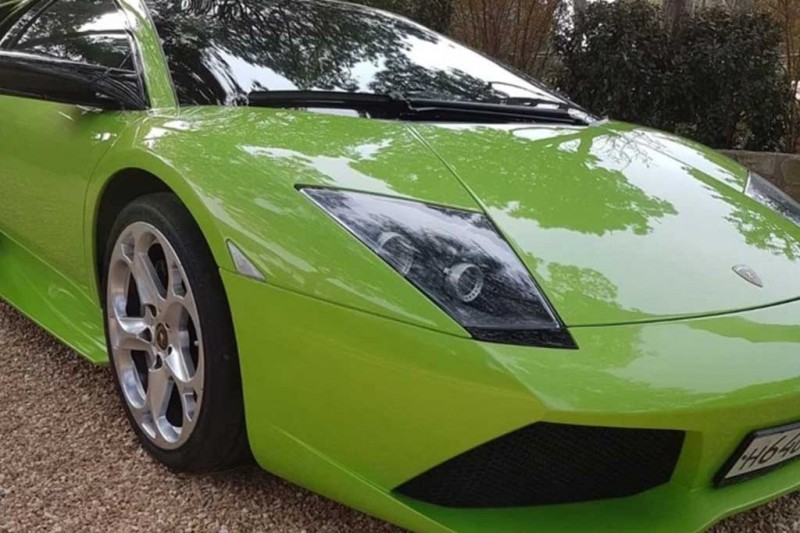 В России за зеленый Lamborghini Murcielago 2008 с небольшим пробегом просят ₽25 млн