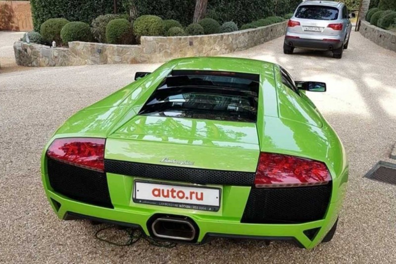 В России за зеленый Lamborghini Murcielago 2008 с небольшим пробегом просят ₽25 млн
