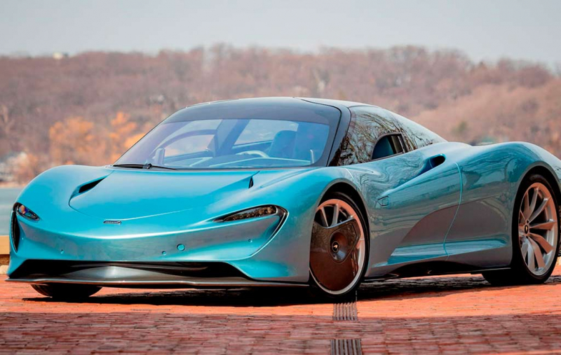На торги выставили один из 106 выпущенных гиперкаров McLaren Speedtail 1 На торги выставили один из 106 выпущенных гиперкаров McLaren Speedtail