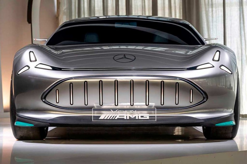 Mercedes Vision AMG: немцы показали грядущего конкурента седану Porsche Taycan