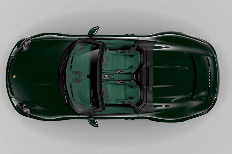 Полностью зеленый Porsche 911 Speedster (991.2) от Porsche Exclusive Manufaktur