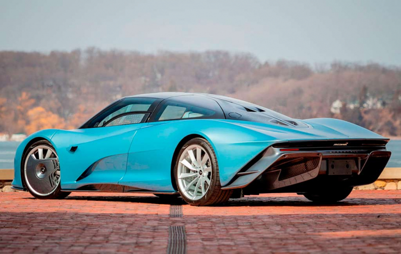 На торги выставили один из 106 выпущенных гиперкаров McLaren Speedtail 3 На торги выставили один из 106 выпущенных гиперкаров McLaren Speedtail