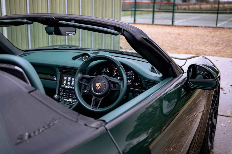 Полностью зеленый Porsche 911 Speedster (991.2) от Porsche Exclusive Manufaktur