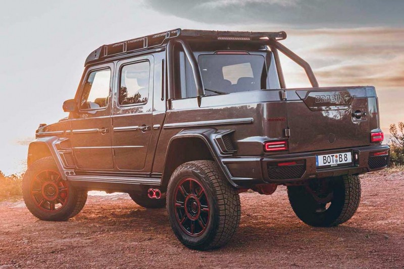 Brabus 900 XLP &laquo;One of Ten&raquo;: экстремальный пикап с 900-сильным мотором на базе Mercedes-AMG G63